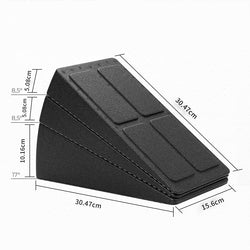 Tilt Pedal Stretching Board Yoga Fitness Squat Foot Mat Leg Stretching Tilt Board Adjustable 3-Piece Set