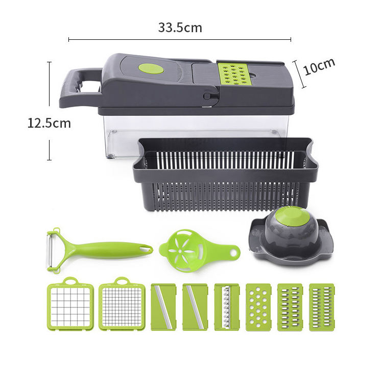 Kitchen Multifunctional Vegetable Cutter Potato Dicer Slicer Cucumber Shredder Home Multifunctional Vegetable Cutter